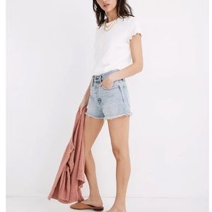 NWT Madewell Relaxed Denim Shorts